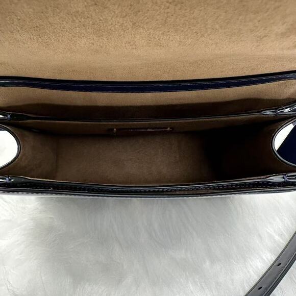 Coach Quinn Shoulder Crossbody Bag In Novelty Leather/True Navy CY657 NWT - Picture 7 of 9